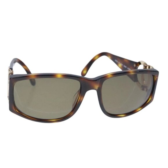 CHANEL Sunglasses plastic Brown CC Auth ki5159V - Picture 1 of 14